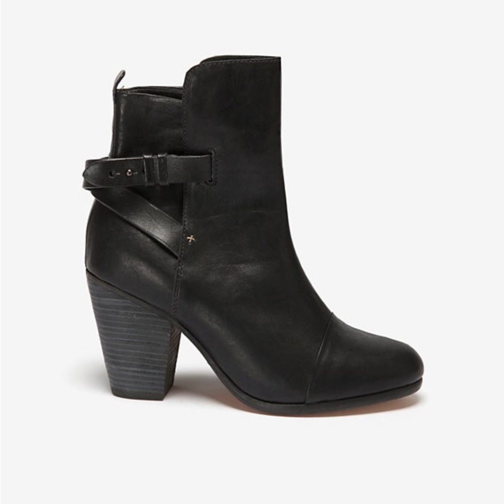 rag & bone Kinsey Black Ankle Boots